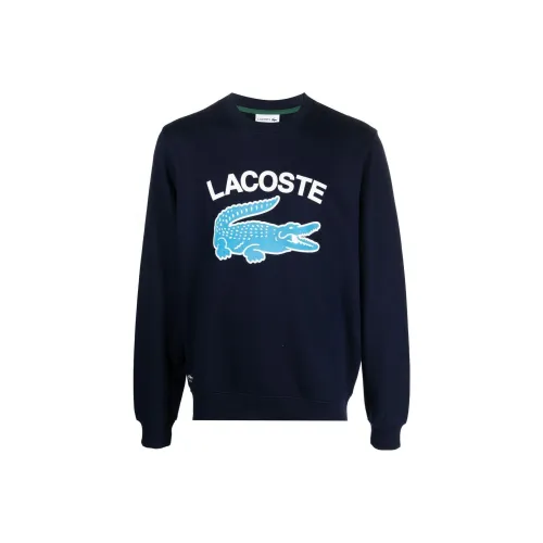 LACOSTE Collaboration Морской Синий Мужские Свитшоты