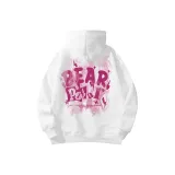 Белый, с капюшоном