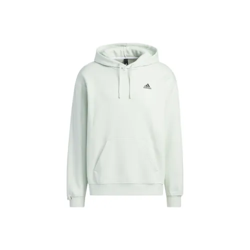 Adidas Этикетка Светло-зеленый Унисекс Свитшоты