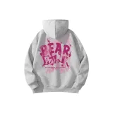 Серый меланж [с капюшоном]