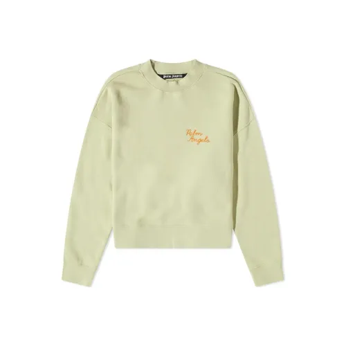 PALM ANGELS Зеленый Мужской Свитшот