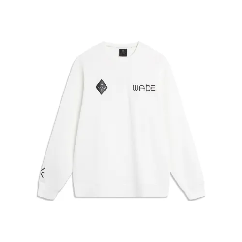 LINING Wade X ARTIST dft Co Titled Series Толстовка Унисекс Айвори