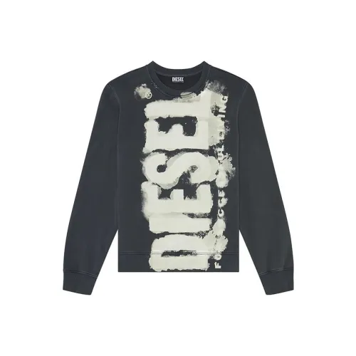 DIESEL Серый Мужской Свитшот