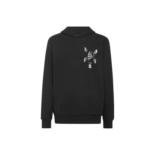 PHILIPP PLEIN Мужские черные свитшоты