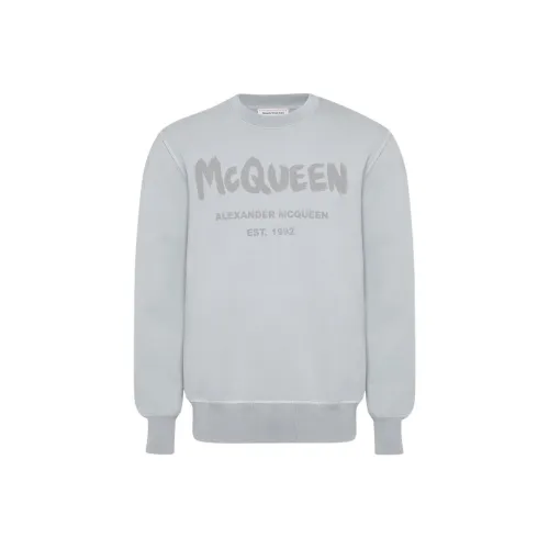 Alexander McQueen Серый мужские свитшоты