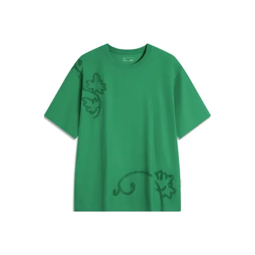 LINING Chinese Culture Series T-Shirt Мужской Бирюзовый Зеленый