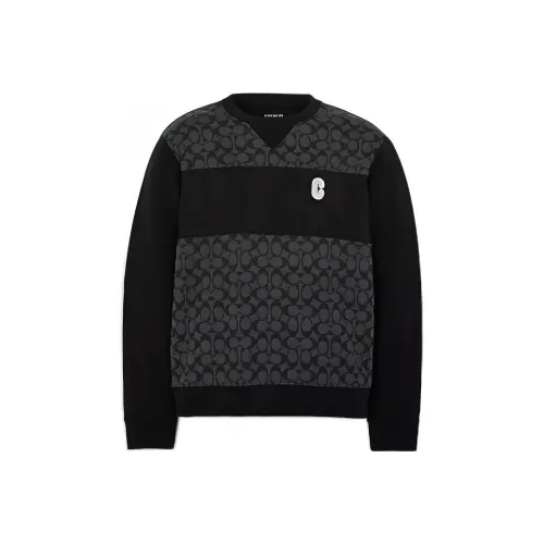 COACH Черные Мужские Свитшоты