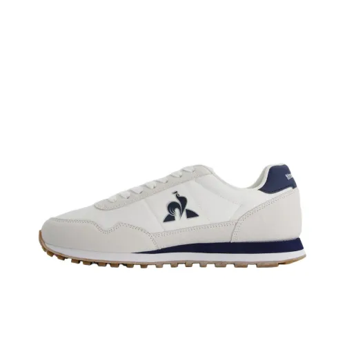 Le Coq Sportif ASTRA 2 Французский Петух Slip-Resistant Abrasion-Resistant Низкий Топ Повседневная Обувь Унисекс Белый Синий