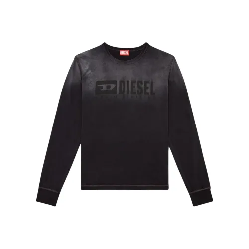 DIESEL Мужские черные T-рубашки