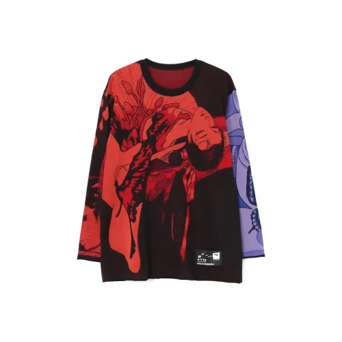 Yohji Yamamoto Черные Унисекс Свитшоты