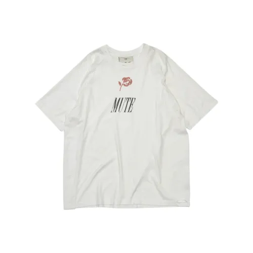 Song for the Mute co-brand Белая Мужская T-рубашка