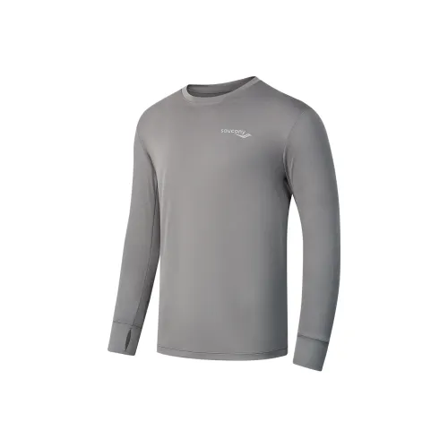 Saucony Бег T-Shirt Мужская Фотиния Серый