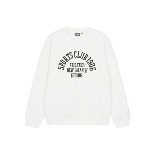 New Balance Sport Club Белый Унисекс Свитшоты