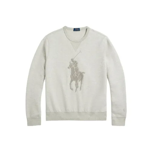 Polo Ralph Lauren SS24 Свитшот Мужской Светлый Фотиния Серый