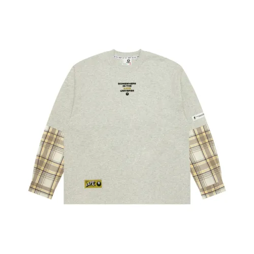 AAPE Серый WH2 Мужская T-Рубашка