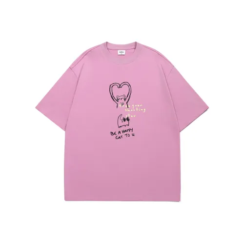 Guuka T-Shirt Унисекс Дымчатый Розовый Орхидея