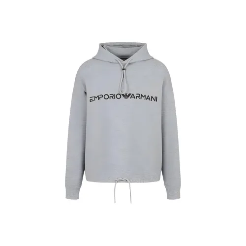 EMPORIO ARMANI SS23 Свитшот Мужской Серый