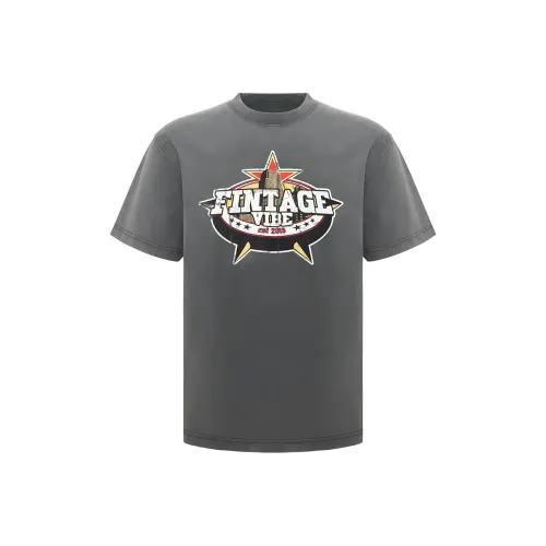 FAKE VINTAGE T-Shirt Мужской Серый