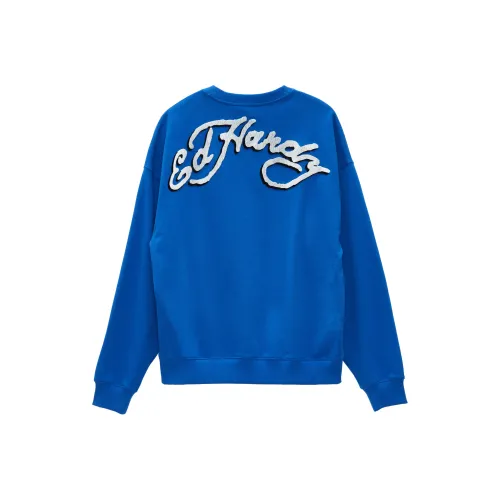 Ed Hardy Синий E1ODM308 Мужские Свитшоты