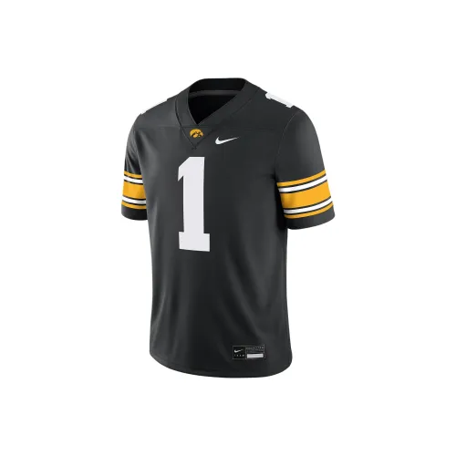 nike IowaDri Форма COLLEGE Hawkeyes T-рубашка Мужская Черная