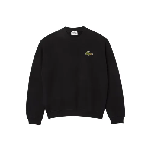 LACOSTE Черный Унисекс Свитшоты