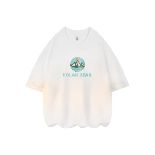 Белый медведь Унисекс Футболка