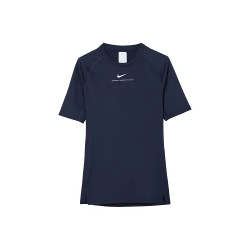 Nike X Nocta Коллаборация Dri Fit Т-Рубашка Мужская Морской Синий