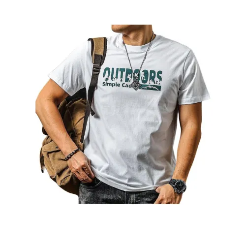 Seasonal Words T-Shirt Мужской Белый