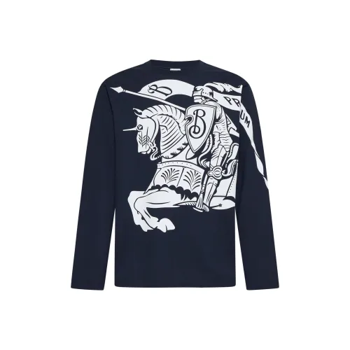 Burberry Морской Синий Мужская T-Рубашка