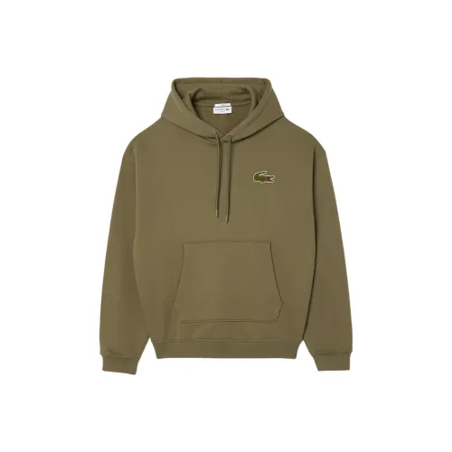LACOSTE Толстовка Унисекс Хаки Зеленый