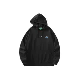 Чёрная обычная толстовка