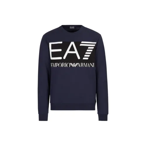 EMPORIO ARMANI EA7 FW22 Толстовка Мужской Синий