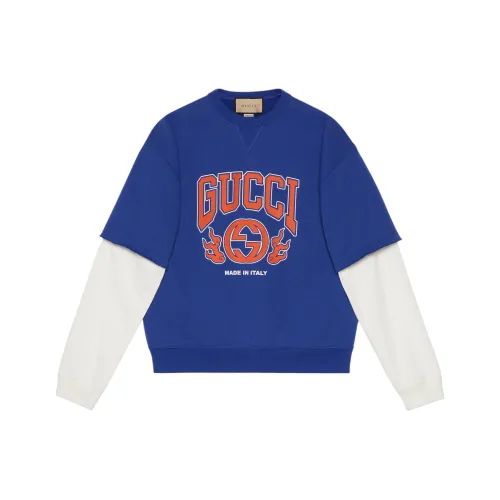 GUCCI Chinese New Year SS24 Толстовка Мужской Синий