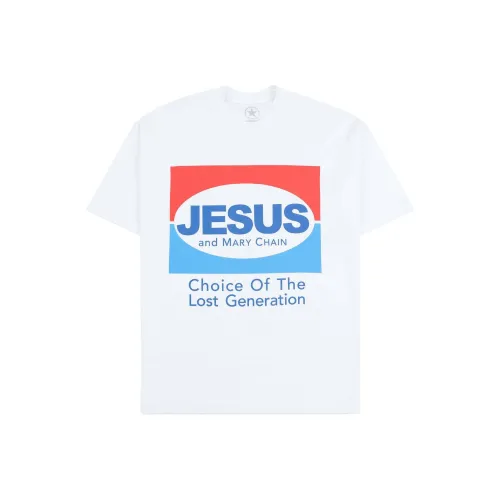 PLEASURES The Jesus And Mary Chain Collaboration Белая Унисекс Футболка