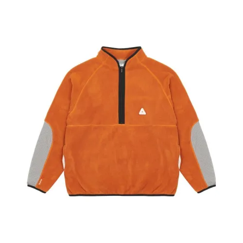 PALACE Orange Men's Sweatshirts