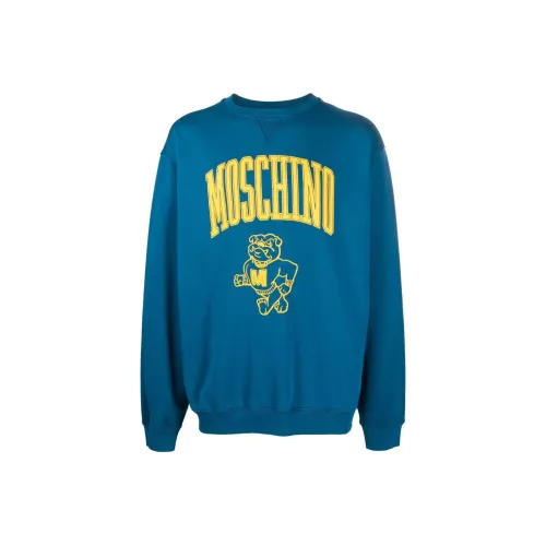 MOSCHINO Синий Мужской Свитшот