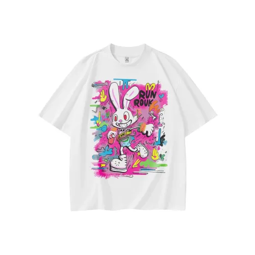 FOREVER 21 T-Shirt Унисекс Белый