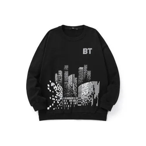 BIRDTALK Черный Унисекс Свитшоты