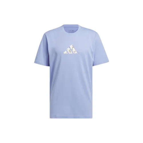 Adidas Donovan Mitchell Blue Men's T-Shirts