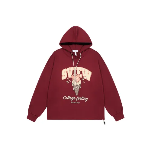 S.view С капюшоном свободный крой худи унисекс