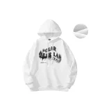 Белый [с капюшоном, утолщенный, с флисовой подкладкой]