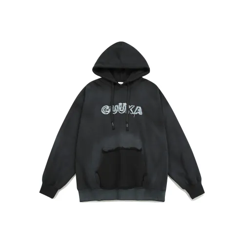 Guuka Черные Мужские Свитшоты