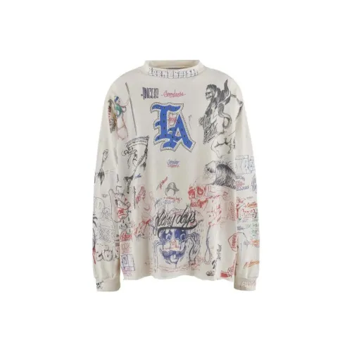 SAINT Mxxxxx x BORN x RAISED T-Shirt Унисекс Белый