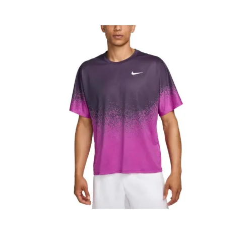 nike Court SlamDri Форма FW24 T Рубашка Мужская Фуксия