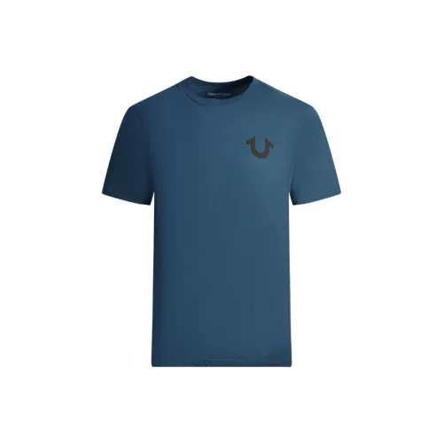 TRUE RELIGION T Рубашка Мужская Синяя