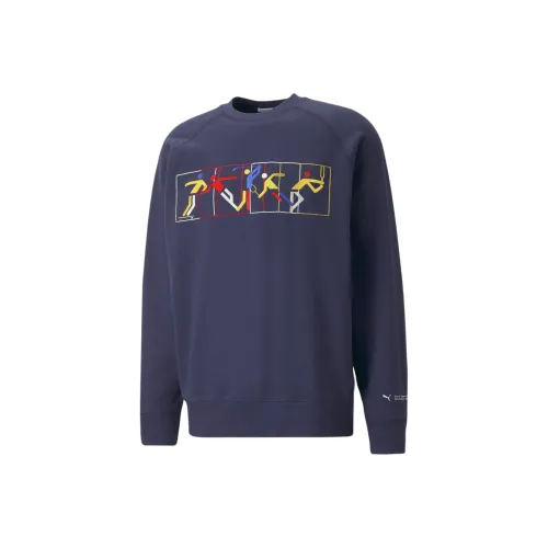 PUMA Толстовка Мужская Морской Синий