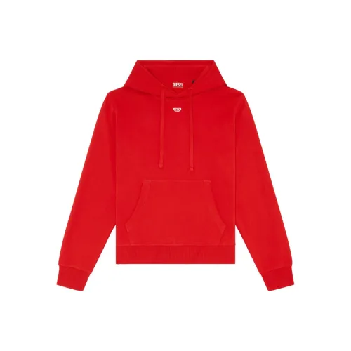 DIESEL Red Men's Sweatshirts DIESEL Красные Мужские Толстовки