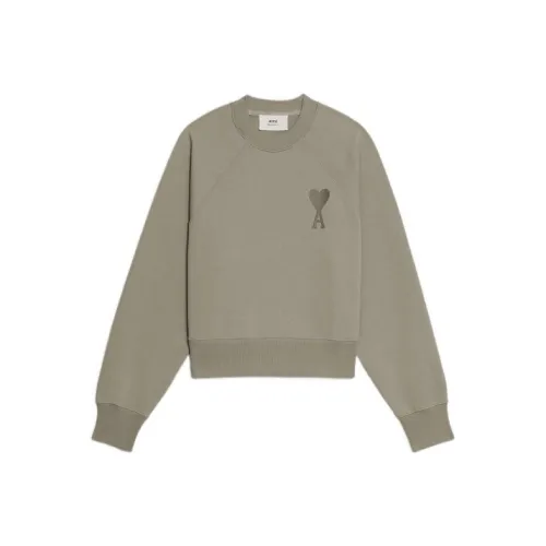 AMIPARIS SS22 Свитшот Унисекс Темно-Кофейный