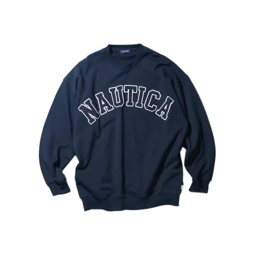 NAUTICA JAPAN Морской Синий Мужские Свитшоты