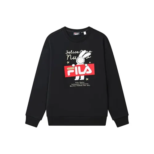 FILA CNY x Buer Rabbit Черный Унисекс Свитшоты